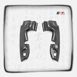 Couverture latérale de moteur en carbone sec de style OEM premium, 2 pièces, pour Ferrari F8 Cabriolet, amélioration de la garniture du compartiment moteur - Product Image 1