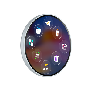 Wholesales New Touchscreen Rotatable Design Rechargeable Battery Plastic Body 1.85 Inch Screen <b>Smart</b> Digital Photo e-Badge Badge - Product Image 3