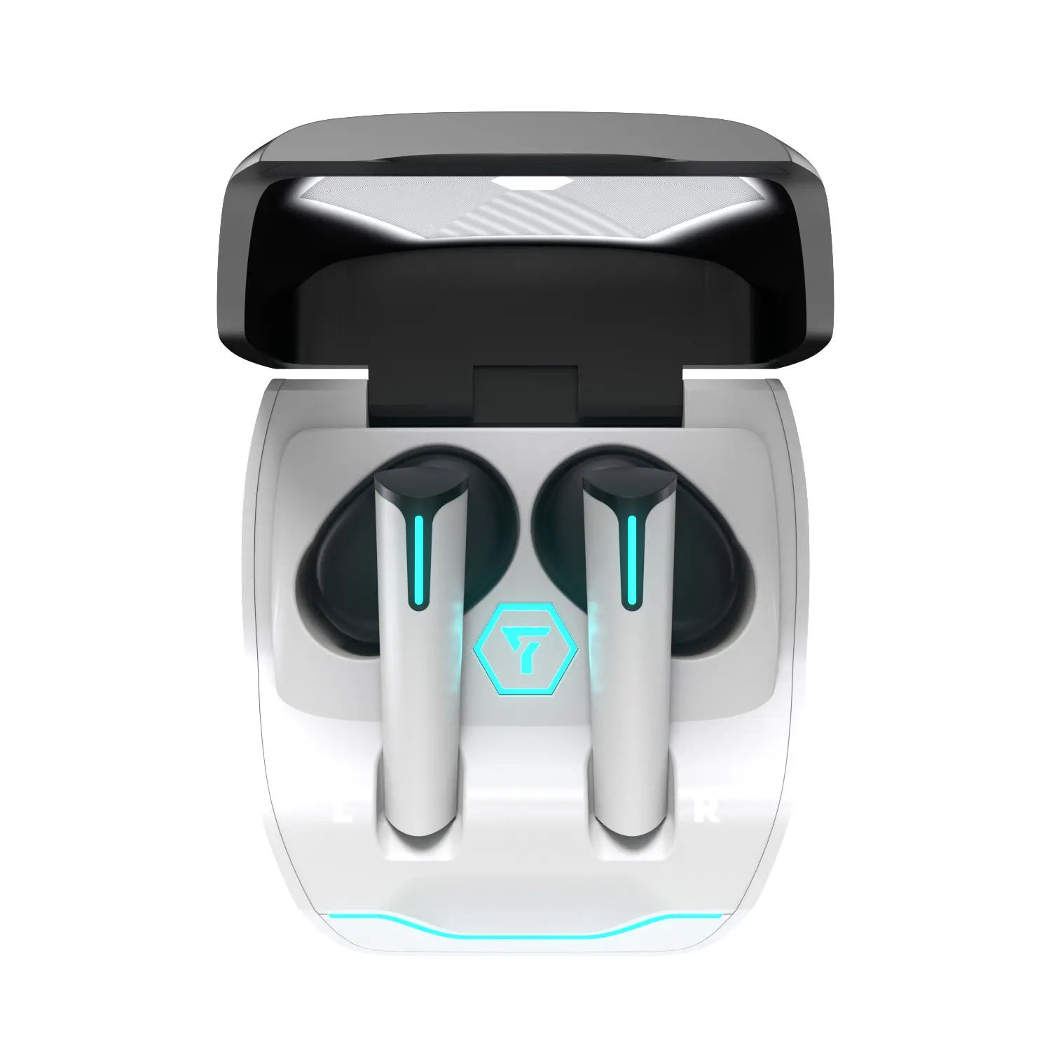 gaming earphone with mic BT 5.0 wireless earphones mini in-ear pods earphone for phone lightning