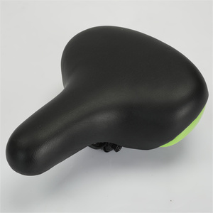 Nouveau Style surdimensionné <span class=keywords><strong>CBike</strong></span> siège en cuir PU confortable remplacement selle de vélo Ventilation étanche universel pour la montagne - Product Image 4