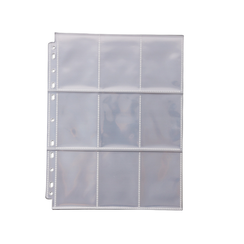 KUAJIN 9 Pocket Clear Plastic Game Card Protectors Album KUAJIN 9 Pocket Clear Plastic Game Card Protectors Album
