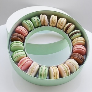 Sunshine Wholesale Luxury High Quality Paper Macaron Packaging Food <b>Gift</b> Box With Custom Logo Printed Round Paper Tube <b>Boxes</b> - Product Image 6
