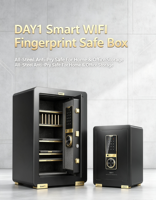 Caja Fuerte Inteligente a Prueba de Fuego para el Hogar, con Huella Dactilar y Código Digital, Gabinete Antirrobo Oculto, Almacenamiento Seguro para Armario, Uso en Oficina
