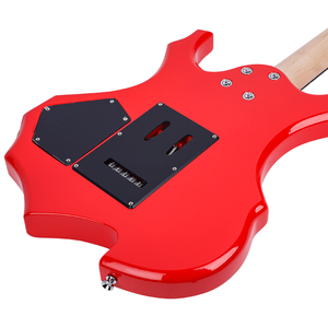 Guitare électrique MS-200, instruments de musique, prix de gros, corps en tilleul en forme de flamme, 24 frettes, instruments à cordes - Product Image 5