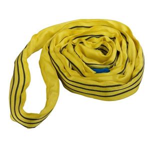 丸いスリング強いポリエステル3t黄色ソフトエンドレスリフティング - Product Image 2