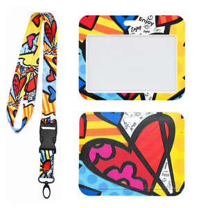 Manufacturer Wholesale Custom Detachable Lanyard Strap Event Occasion Colorful Style Lanyard with Id Card Holder