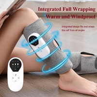 Masseur sans fil pour mollets avec chaleur et pression d'air - Machine de massage des jambes rechargeable à 3 modes pour soulager les muscles