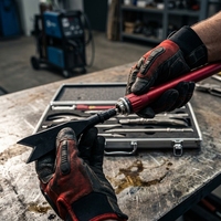Kit d'outils de sauvetage manuel robuste pour pompiers, avec 7 têtes interchangeables pour la démolition et les interventions incendie