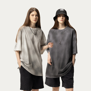 T-shirt Oversize Uni en Coton 100% de 270 Grammes, Lavage Vieilli, Style Streetwear, Haute Qualité, Fournisseur Fabricant, Personnalisable pour Hommes et Femmes - Product Image 2