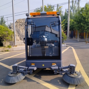 Balayeuse de voirie électrique, aspirateur de nettoyage de rue, balayeuse de sol, tracteur industriel certifié CE, autopropulsé - Product Image 2