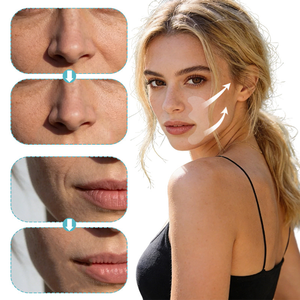 Maschera Viso in Tessuto Non Tessuto Leggera Vegana OEM con Acido Cogico per Rughe e Pieghe Nasolabiali - Formato Foglietto Universale - Product Image 1