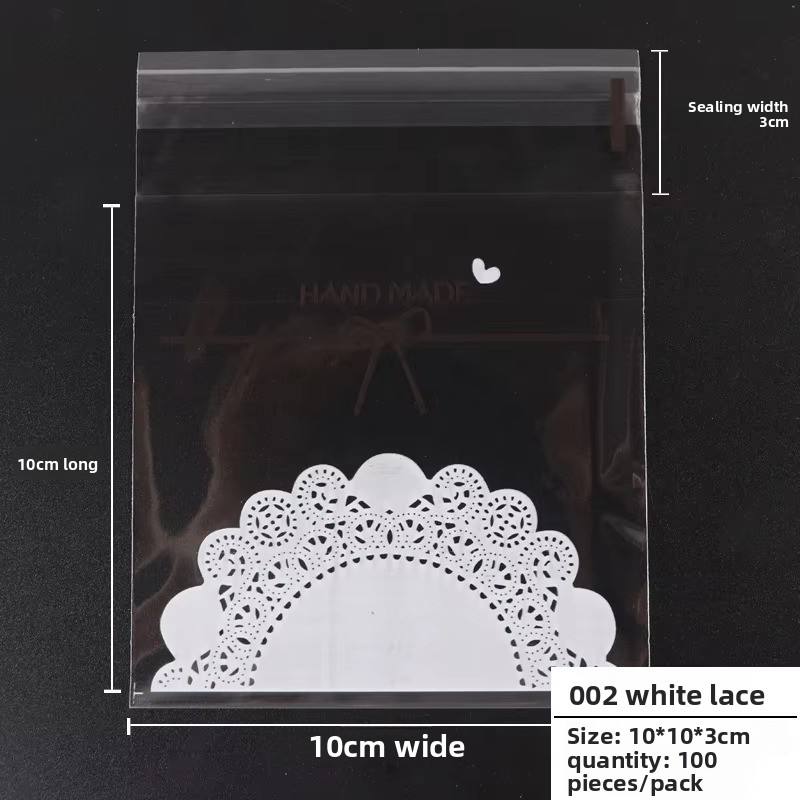 002 Pizzo bianco 10 * 10 cm