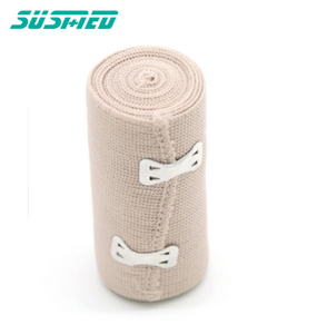 سعر المصنع لون البشرة ضمادة سادة عالية المرونة مع مشبك يمكن التخلص منها للجروح الرياضية ضمادة خلع الملابس - Product Image 1