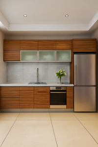 Armoires <span class=keywords><strong>de</strong></span> <span class=keywords><strong>cuisine</strong></span> modernes à panneaux plats SANTOPOVA avec plan <span class=keywords><strong>de</strong></span> travail en quartz <span class=keywords><strong>et</strong></span> <span class=keywords><strong>plaque</strong></span> <span class=keywords><strong>de</strong></span> <span class=keywords><strong>cuisson</strong></span> intégrée - Product Image 4