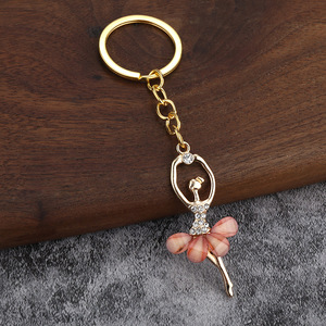 Collier pendentif unisexe en cristal pour fille danseuse de ballet, idéal pour les anniversaires, fabriqué en alliage de zinc - Product Image 4