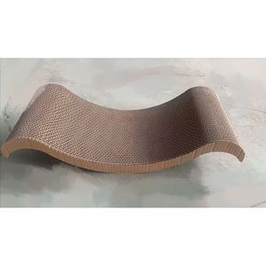 Venta al por mayor de rascadores para gatos en forma de U, camas para gatos resistentes al desgaste con forma de onda, y rascadores para gatos para sillones. - Product Image 2