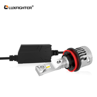 Ampoule de phare LED LUXFIGHTER H11 P36 6000K 2700LM IP65 Étanche en alliage de zinc avec ventilateur 12V 40W Conception brevetée 50000H