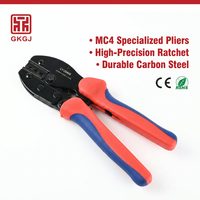 Kit de Herramientas Manuales para Instalación de Cables Solares Fotovoltaicos con Herramientas de Corte y Crimpado, Estuche Flexible de Acero al Carbono OEM
