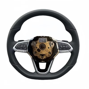 Volante de cuero personalizado para Volkswagen MK8, volante LED para <span class=keywords><strong>VW</strong></span> Golf 6 7 8 R MK6 MK7 MK8 GTI, volante - Product Image 5