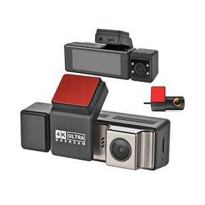 Ba kênh Wifi DVR phía trước 4K + incar 1080P + Phía sau 1080P 3 ống kính Dashcam 3.16 'IPS màn hình Blackbox ADAS + BSD xe màu đen hộp đen - Product Image 3