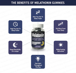 Gomitas para Dormir Extra Fuertes con 5 <span class=keywords><strong>mg</strong></span> de Melatonina, Gomitas para Dormir Profundamente con Vitamina <span class=keywords><strong>B6</strong></span>, Suplemento para un Sueño Reparador - Product Image 4