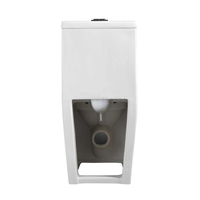 ORTONBATH Toilette moderne en céramique 1 pièce 300mm Puissante double chasse d'eau 4/6L Inodore S-Trap 1 salle de bain Sanitaire