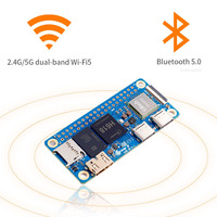 Orange Pi Zero 2W 1 Go 1,5 Go 2 Go 4 Go Prise en charge Wi-Fi 5 + BT 5.0 16 Mo SPI Flash Ordinateur monocarte Zero 2W