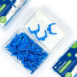 2024 produk baru bentuk Y penjepit benang gigi benang gigi pick dengan pengganti benang gigi