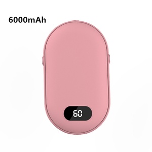 USB <b>Rechargeable</b> Hand Warmer Double-Sided <b>Heating</b> with Temperature Display Mobile Power Gift - Product Image 3