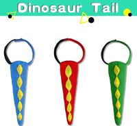 Queues de dragon pour enfants, costume de dinosaure, déguisement, faveurs de fête costumée