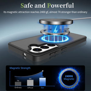 Nueva Funda Magnética para Teléfono con Sensación de Piel de 2.0 mm para <span class=keywords><strong>Samsung</strong></span> S26 Ultra, Carga Inalámbrica, Resistente <span class=keywords><strong>a</strong></span> Golpes, para <span class=keywords><strong>Samsung</strong></span> S26 Plus - Product Image 5