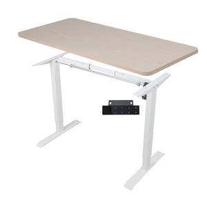 Electric Height Adjustable <b>Desk</b> Frame Single Motor Brushless Metal Minimalist Design Office <b>Study</b> Use Freestanding - Product Image 1