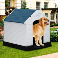 Pawise Maison pour animaux de compagnie de haute qualité, plusieurs tailles, grande niche pour chien d'extérieur, durable, solide, maison pour chien d'intérieur et d'extérieur avec évents