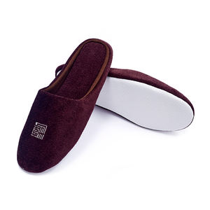 Chaussons jetables <span class=keywords><strong>en</strong></span> tissu pleuche pour hôtels 5 étoiles, fournitures hôtelières Jiangsu, haute qualité, à bout fermé/bout ouvert/tongs JSP - Product Image 4