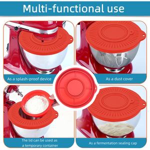 Revêtements en silicone pour batteur <span class=keywords><strong>KitchenAid</strong></span> à tête inclinable 4,5-5 Qt, 3 pièces, écologiques, compatibles lave-vaisselle - Product Image 3