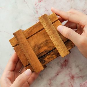 나무 비밀 퍼즐 상자 두뇌 티저 게임 비밀 잠금 퍼즐 상자 숨겨진 구획 이상적인 돈 상자 나무 은신처를 - Product Image 5