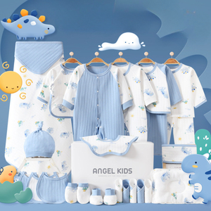 Set di Vestiti per Neonati 100% Cotone Biologico 0-3 Mesi Completo per Bambini e Bambine Tutine Invernali Corredino Regalo per Baby Shower - Product Image 2