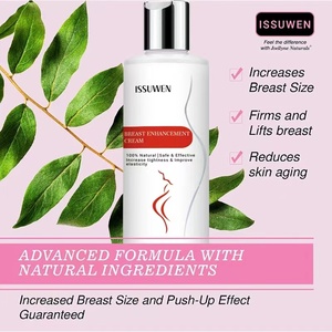 Crema Herbal para Aumento de Senos con Colágeno y Ácido Hialurónico, Reafirmante, para Senos Más Grandes, Masaje para Mejorar el Tamaño y Cuidado - Product Image 3