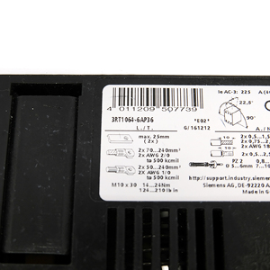 Siemens คอนแท็คเตอร์ AC ของแท้3RT1064-6AP36 3rt1064-6af36 3RT10646AP36ไฟฟ้า3rt1064-2af36คอนแทคซีเมนส์ - Product Image 4