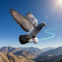 Support de fixation réglable pour anneau GPS de pigeon, pour les fanciers et les éleveurs, avec installation à vis unique et poids équilibré de 2,2 g