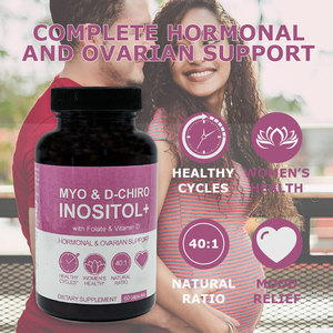 Cápsulas de Mioinositol y D-Chiroinositol Orgánicas y Veganas OEM para Mujeres - Product Image 2