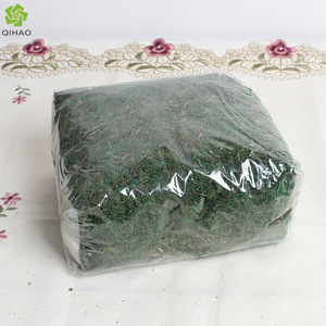 QIHAO Mousse Artificielle Verte 18x24x13cm Fleur en Soie Longue Durée pour Décoration Paysagère - Product Image 1