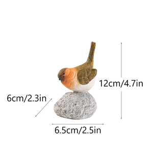 Décoration Accessoires Oiseau Panneau Animal Miniature Fée <span class=keywords><strong>Jardin</strong></span> Maison Maisons Décoration <span class=keywords><strong>Mini</strong></span> Artisanat Micro Aménagement Paysager - Product Image 3