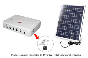 SKE แหล่งจ่ายไฟขนาดเล็ก13200mAh DC 5V 9V 12V 15V 24V อินพุต DC 12V พร้อมแผงโซลาร์เซลล์สำหรับโมเด็มเราเตอร์ WIFI สำหรับคอมพิวเตอร์ - Product Image 6