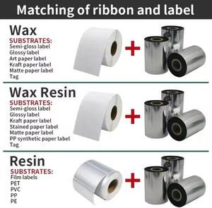 <span class=keywords><strong>ริบบิ้น</strong></span>แว็กซ์เรซินคุณภาพสูงขนาด 110 มม. X 70 ม. สำหรับเครื่องพิมพ์บาร์โค้ดแบบถ่ายโอนความร้อน ทนต่อการขีดข่วน ใช้งานร่วมกับเครื่องพิมพ์ Zebra ได้ - Product Image 4