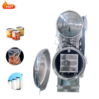 Autoclave Comercial Automática para Alimentos, Máquina de Retorta de Alta Temperatura y Alta Presión para Esterilizar Productos Enlatados, Embotellados y en Bolsas
