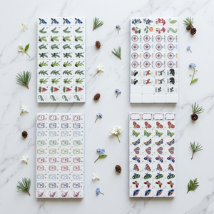 Juego de Mahjong Americano Portátil Moderno con Patrón de Mariposas y Hongos, Patas Plegables, para 4 Jugadores, Fichas de Plástico para Exteriores, para Casino - Product Image 4