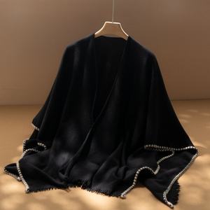 Chal de Cachemira Pura Extra Grande, Moderno y Versátil, Capa Multifuncional con Estampado de Lana Pashmina, Nueva Colección Otoño Invierno - Product Image 6