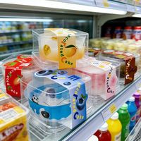 Boîtes à gâteaux miniatures jetables en gros, contenants d'emballage en plastique pour desserts, pour tiramisu, mousse, pâtisserie multicouche