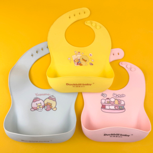 Babero de Silicona para Bebés, Libre de BPA, Impermeable, Duradero, Fácil de Limpiar, con Logotipo Personalizado, para Niños - Product Image 4